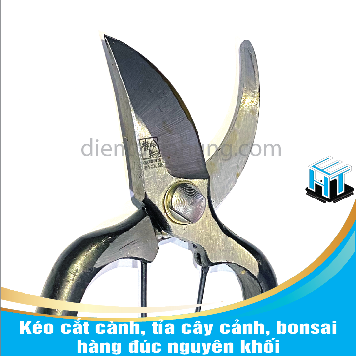Kéo cắt cành, tỉa cây cảnh, bonsai, hàng đúc nguyên khối