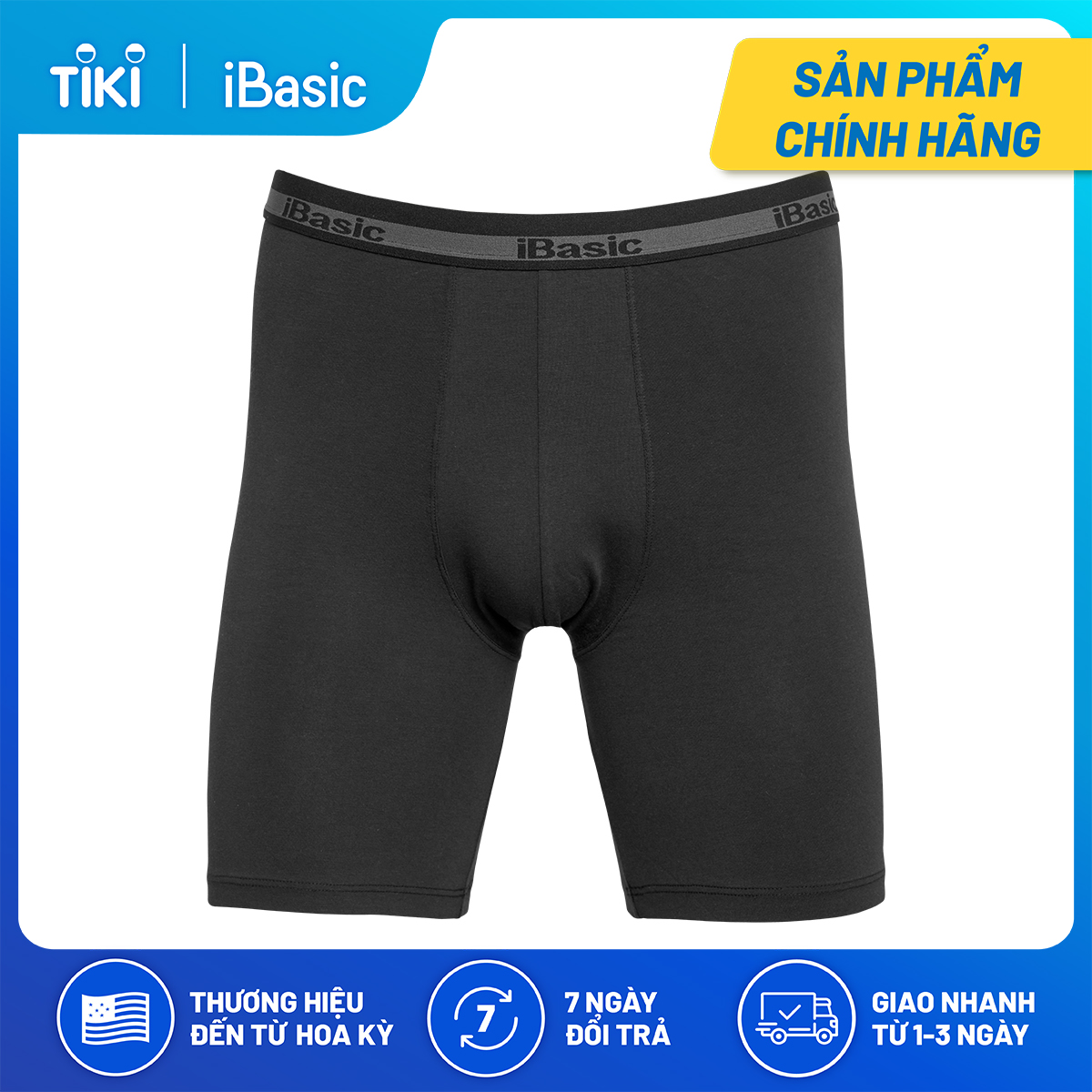 Quần lót nam cotton đùi dài iBasic PANM076