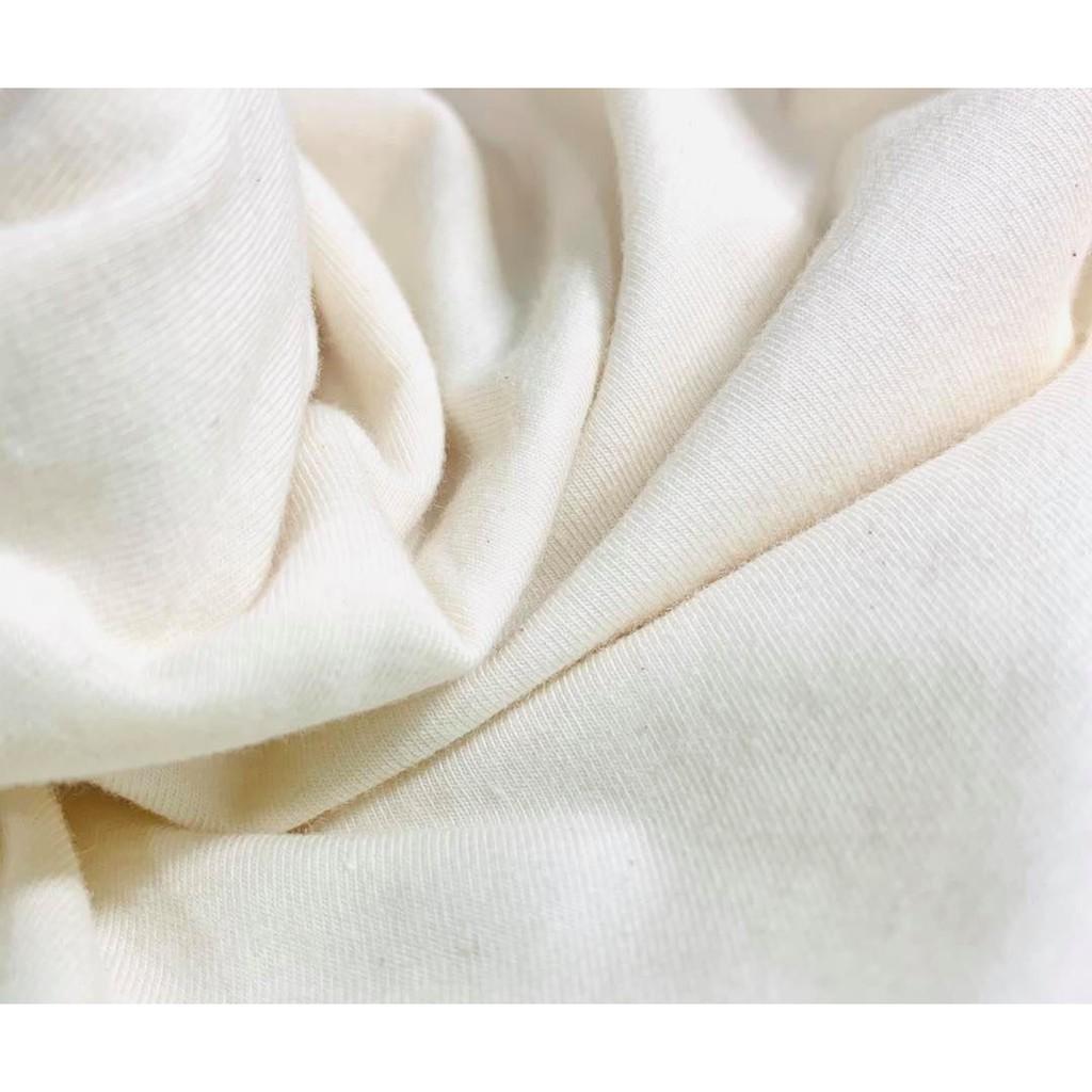 Vải cotton hữu cơ màu mộc tự nhiên - Organic and Natural Life by Mimi