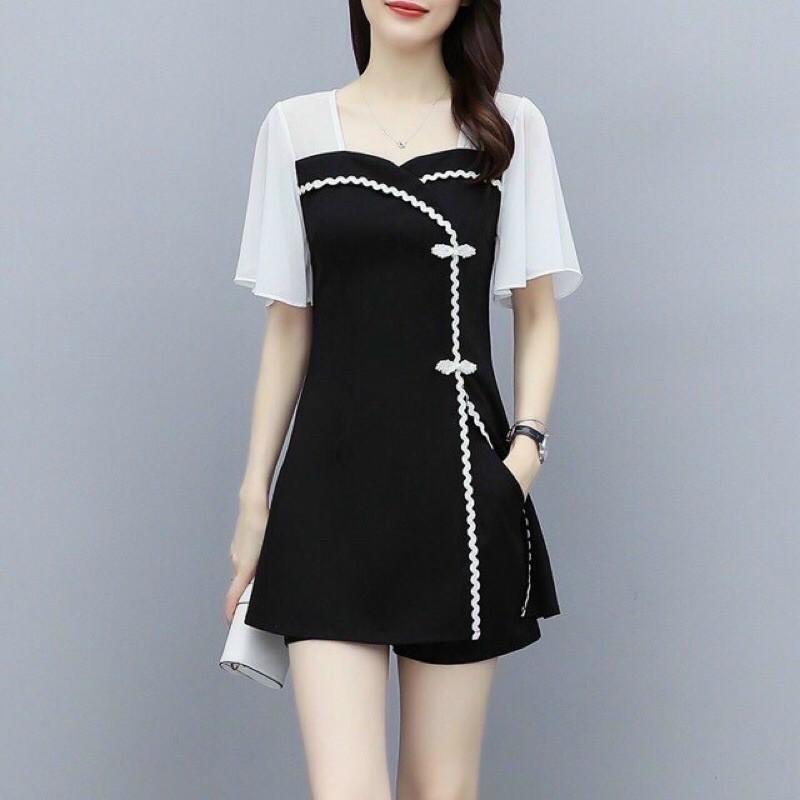 Set bộ đùi manggo phối voan xinh lung linh kèm hình thật