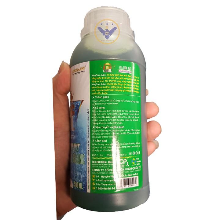 COMBO 2 lon nước làm mát xe ô tô, xe máy Kingcool Super 500ml