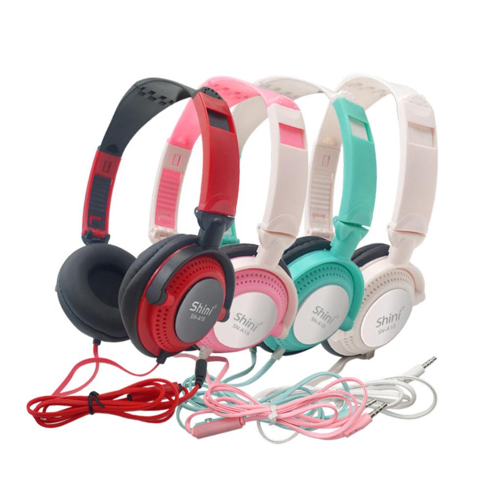 Có Dây 3.5Mm Tai Nghe Tai Nghe PC Game Thủ Stereo Gấp Gọn Tai Nghe Có Mic Dành Cho Điện Thoại Máy Tính Sony Xiaomi Huawei PS 4 trẻ Em Quà Tặng