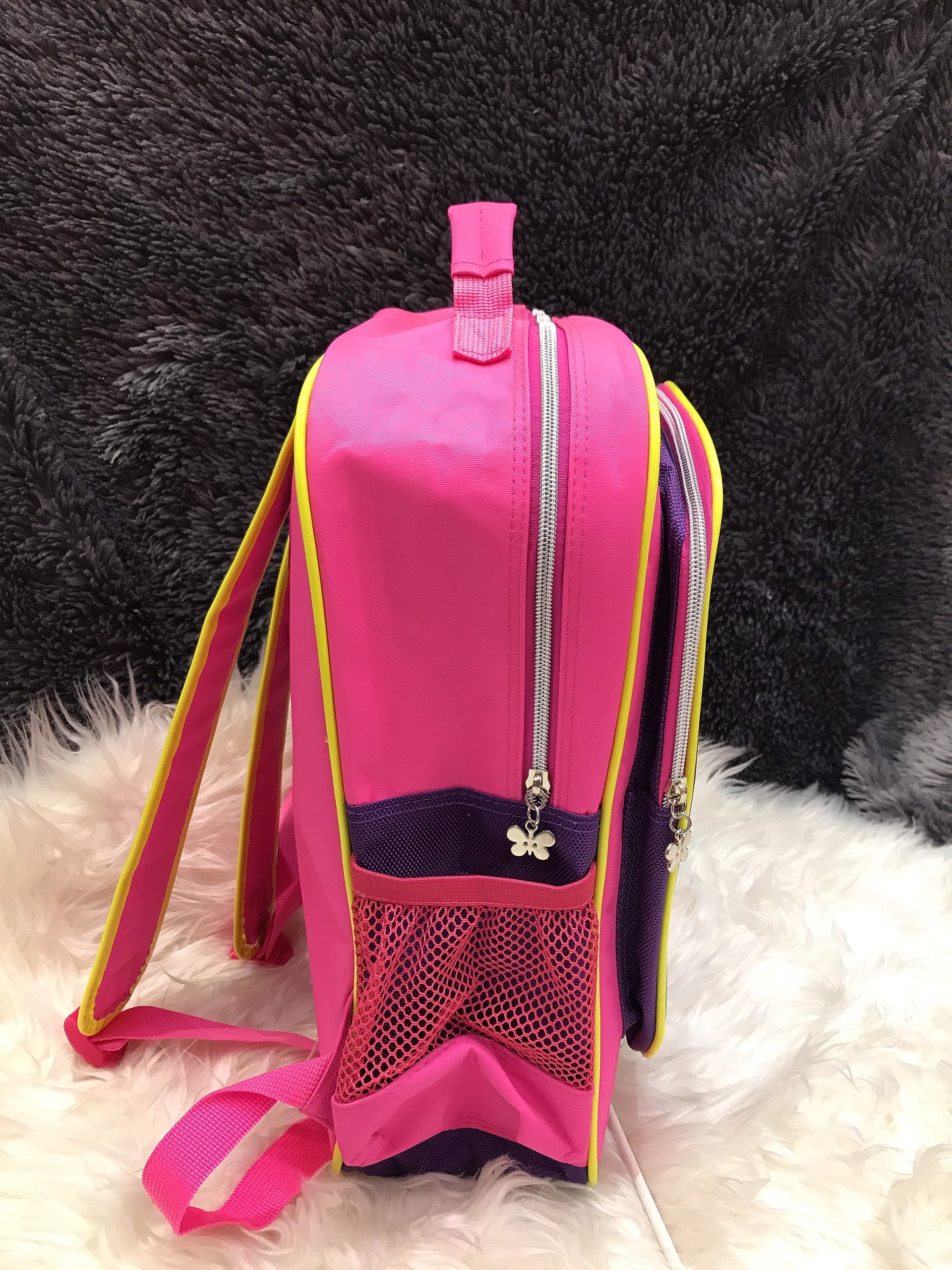 Balo, cặp táp 15'' 2 ngăn hình công chúa Sofia Princess chạy, màu hồng viền vàng - 730SFNG5002H (29x12x38cm)