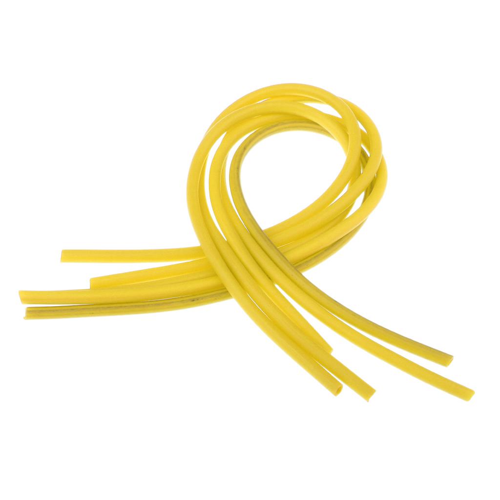 Carp Fishing Anti-tangle Sleeves Rubber Carp Rigs Tube Hook Connector Yellow