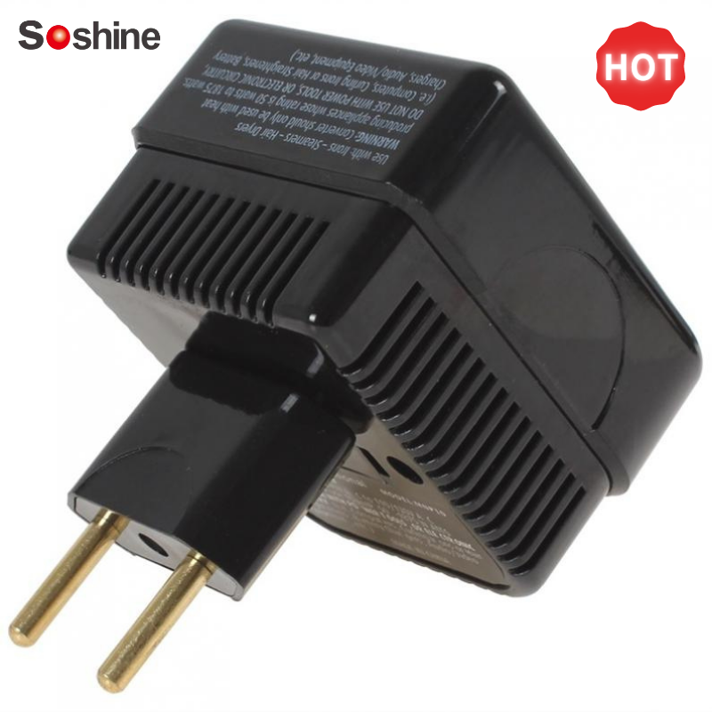 Soshine thực tế 4 trong 1 US / UK / EU / AU Universal 220 / 240V đến 110 / 120V Bộ chuyển đổi bộ chuyển đổi Bộ chuyển đổi Truyền màu cao: Chỉ túi