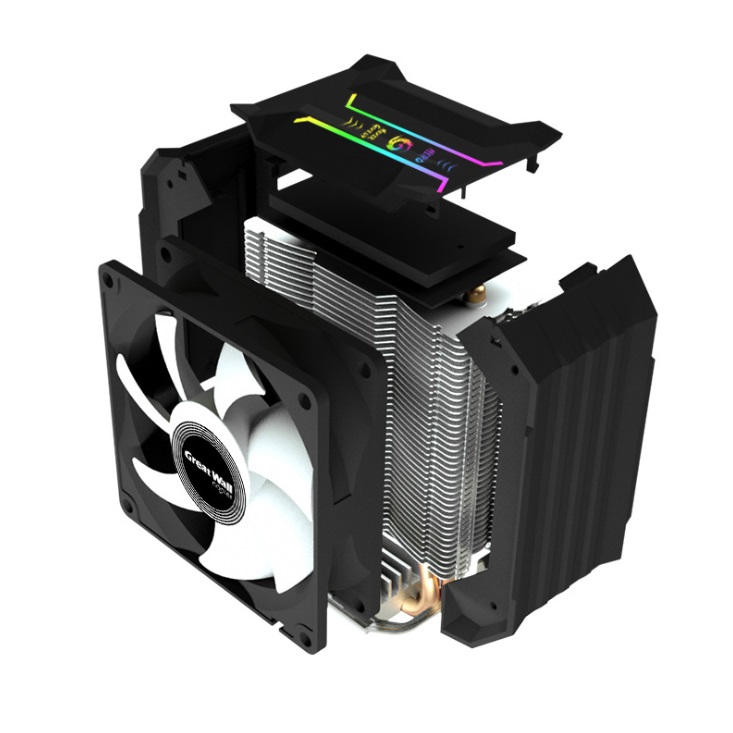 Quạt tản nhiệt CPU GreatWall G200 RGB - Hàng nhập khẩu