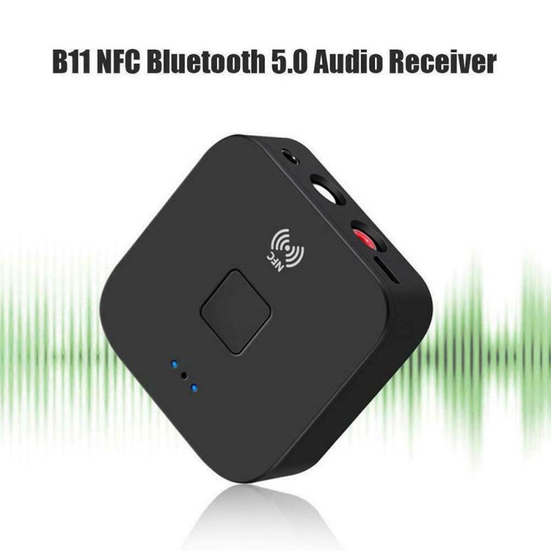 NFC Bluetooth 5.0 Receiver 3.5mm APTX LL AUX RCA Jack Wireless Adapter Auto Car Bluetooth Audio Receiver