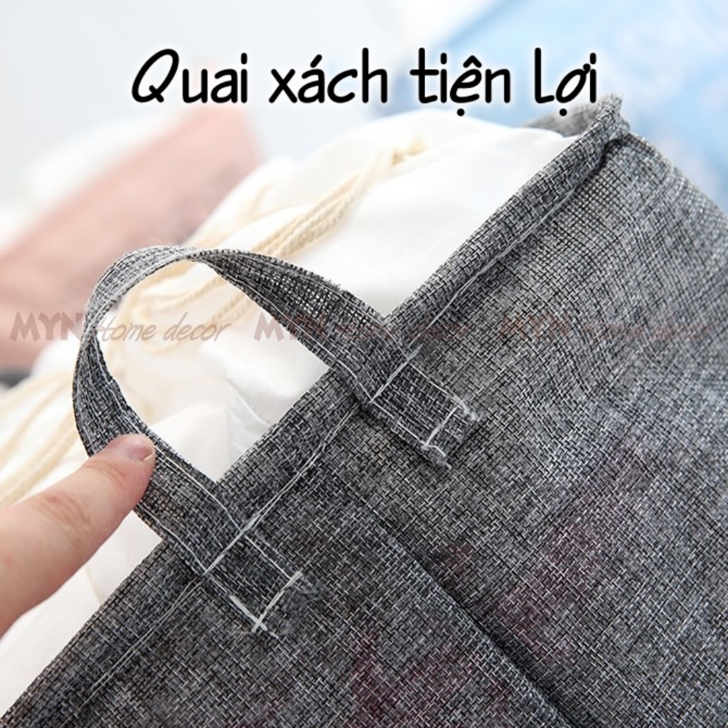 Túi , Giỏ Đựng Quần Áo , Chăn Mền Chất Liệu Bạt Dày Dặn Chống Thấm Nước WASHDAY - Chính Hãng 