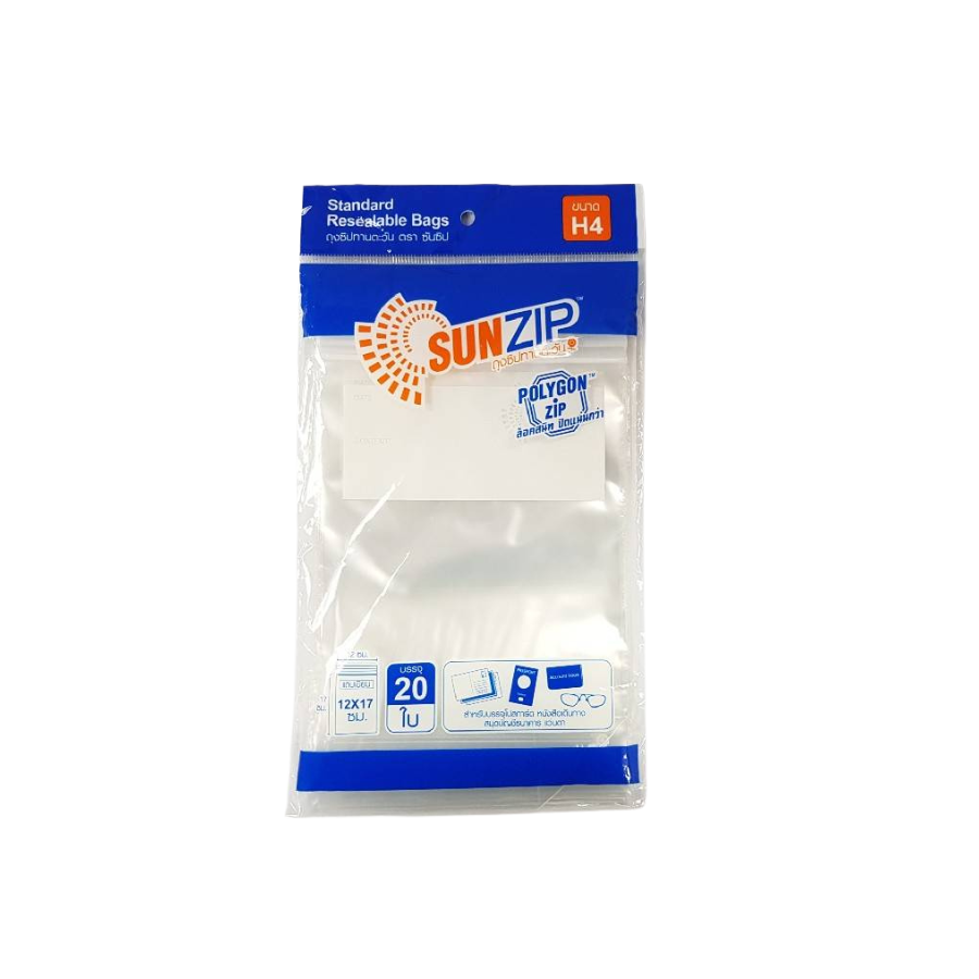 [Hàng ThaiLan] Túi Zip Đa Năng Tiện Dụng - SunZip Storage Bags - 120x170mm