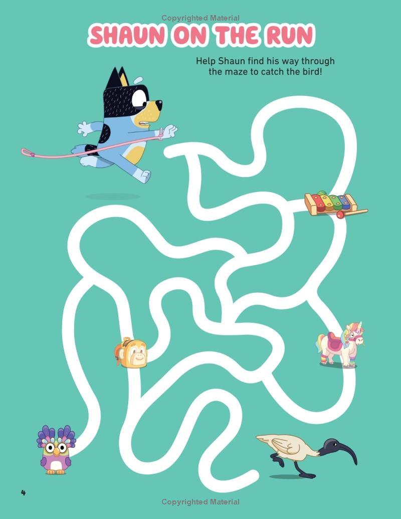 Sách ngoại văn: Bluey: Time to Play Sticker Activity