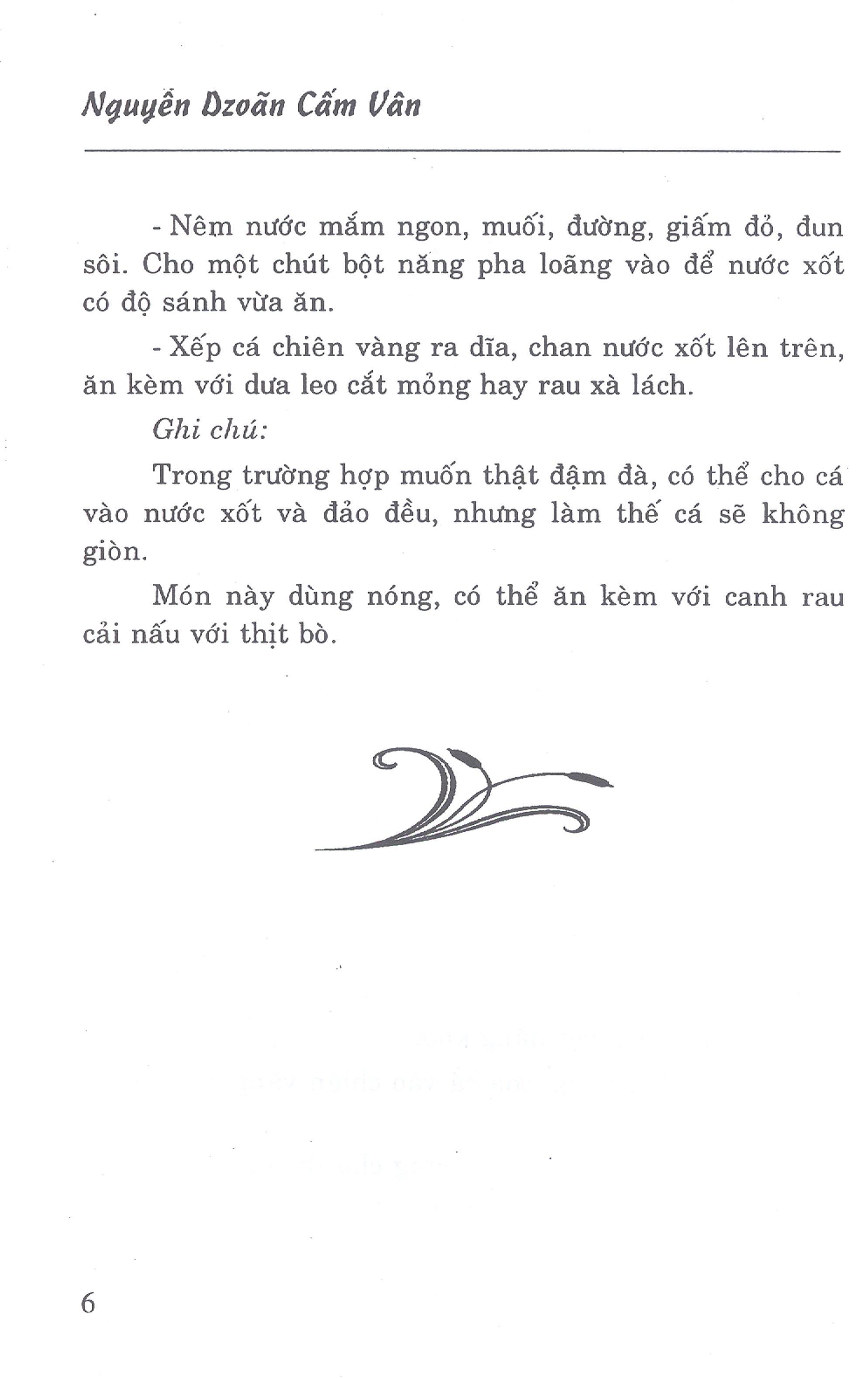 Sách Những Món Ăn Chế Biến Từ Cá (Tái Bản)