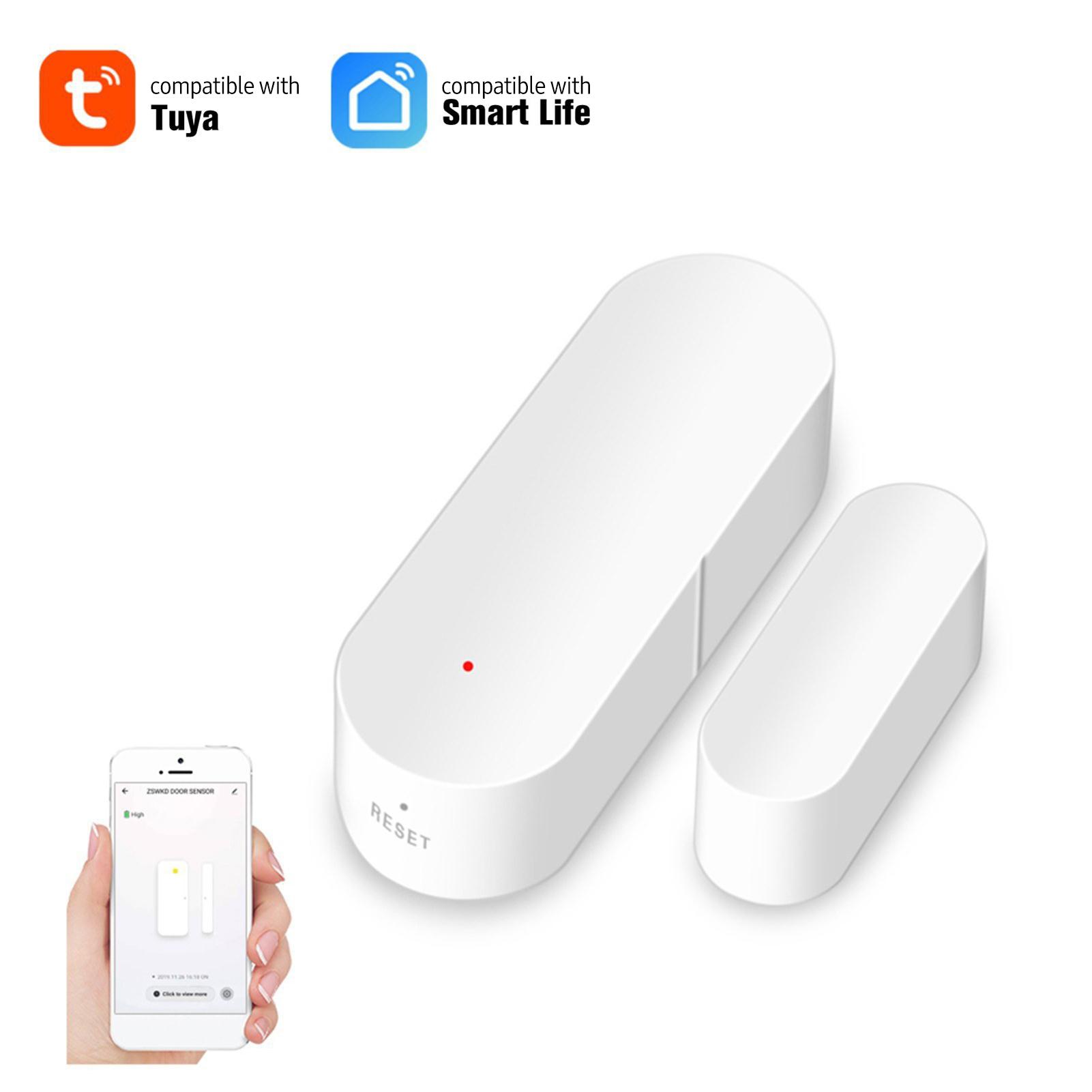 Báo động cảm biến cửa sổ thông minh Wifi Hệ thống an ninh gia đình từ tính Cảnh báo mở cửa Ứng dụng điều khiển từ xa cho nhà để xe Căn hộ ký túc xá Văn phòng cửa hàng