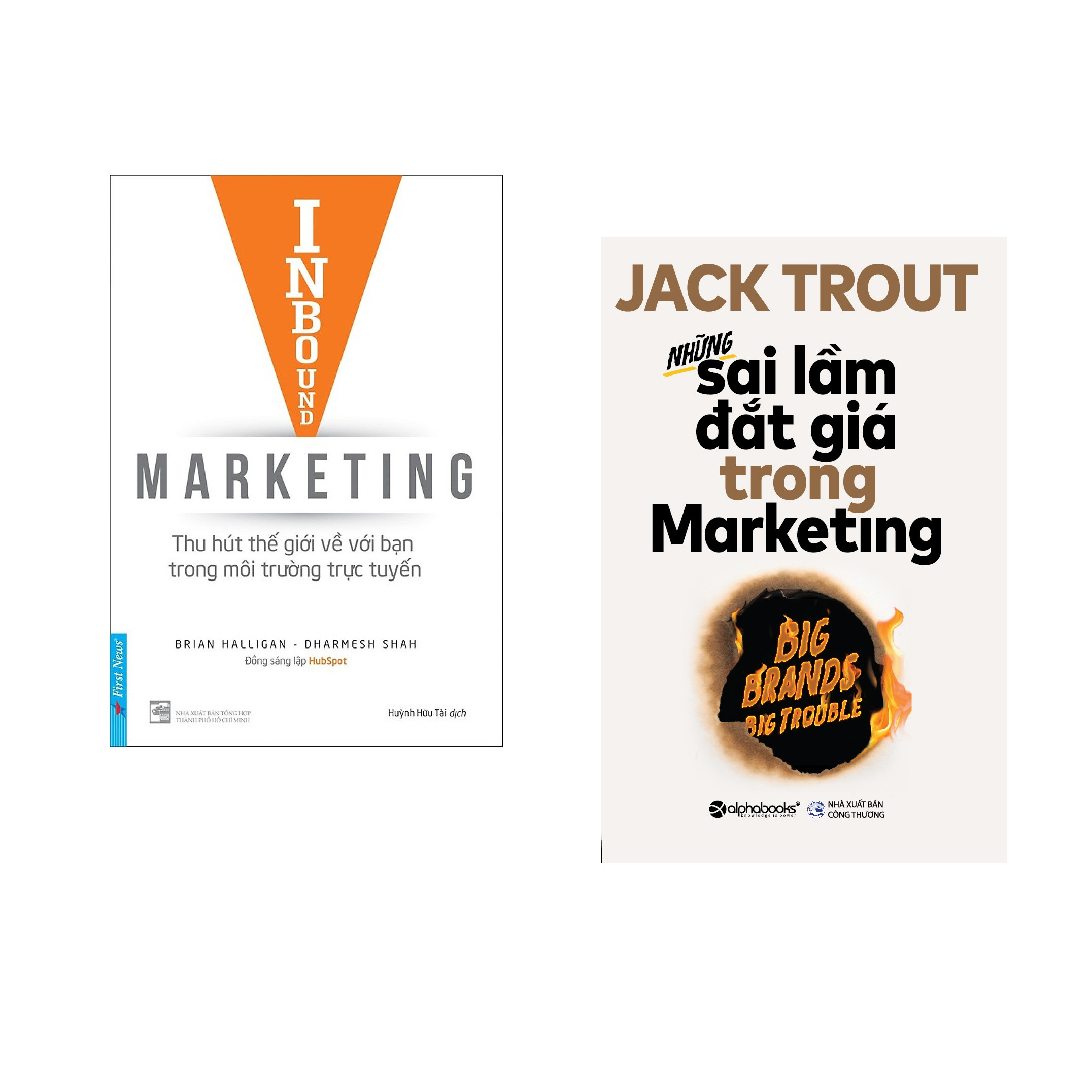 Combo 2 cuốn sách: Inbound Marketing -Thu Hút Thế giới Về Với Bạn Trong Môi Trường Trực Tuyến + Những Sai Lầm Đắt Giá Trong Marketing