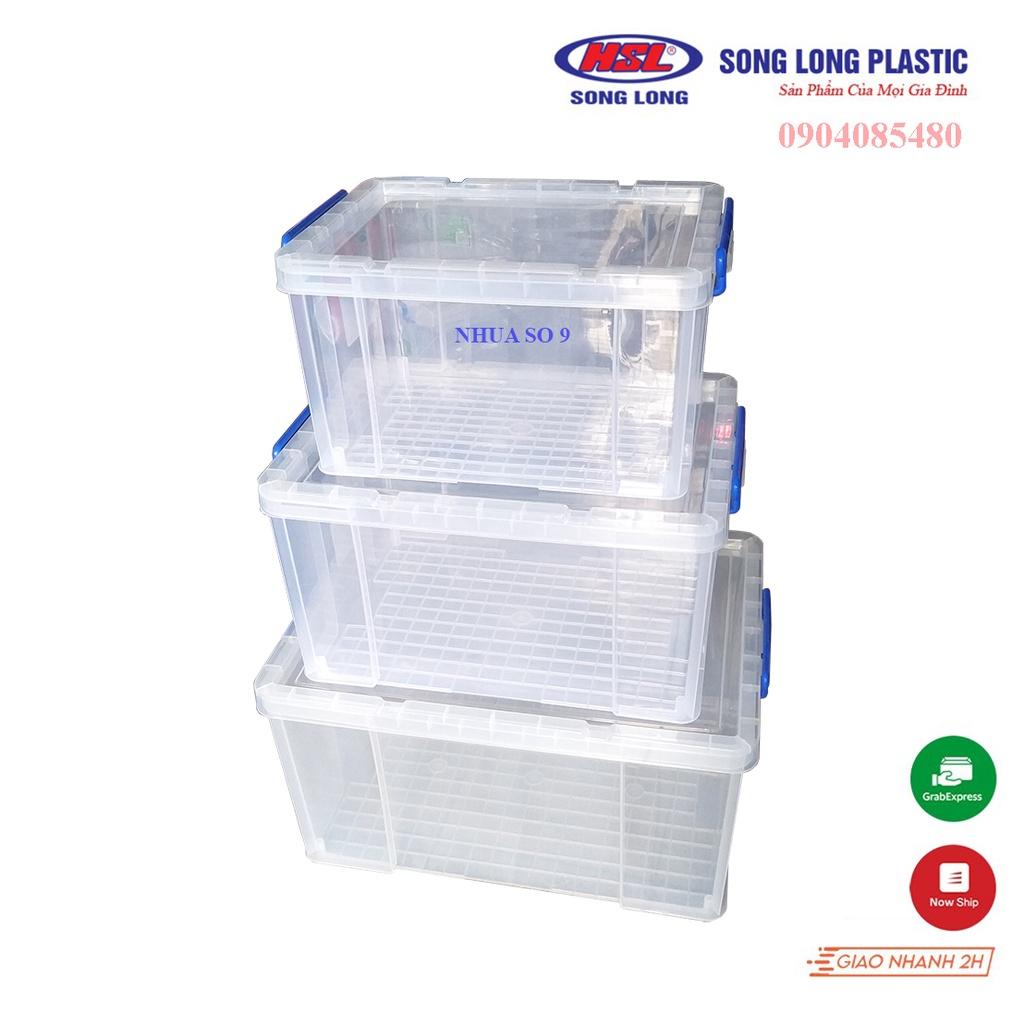 Thùng nhựa chữ nhật 2555-4 100 lít