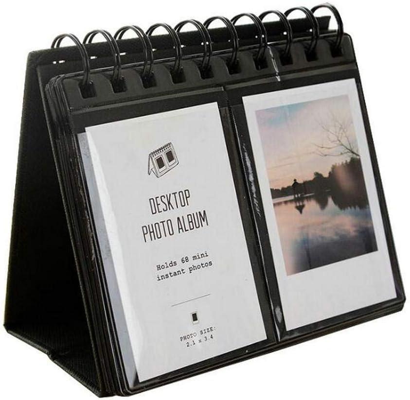 Lịch để bàn 3 inch ngăn đựng danh thiếp mini Polaroid album ảnh 3 inch 68 tờ