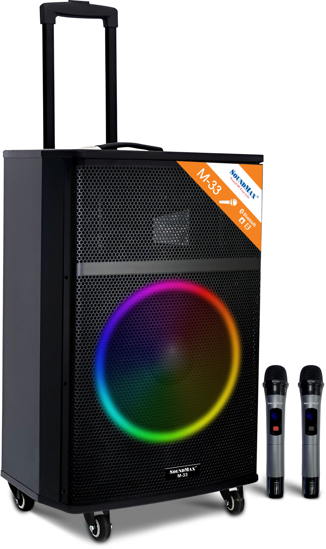 Loa Kéo Di Động Soundmax M-33 - Hàng Chính Hãng - Bảo hành 12 tháng