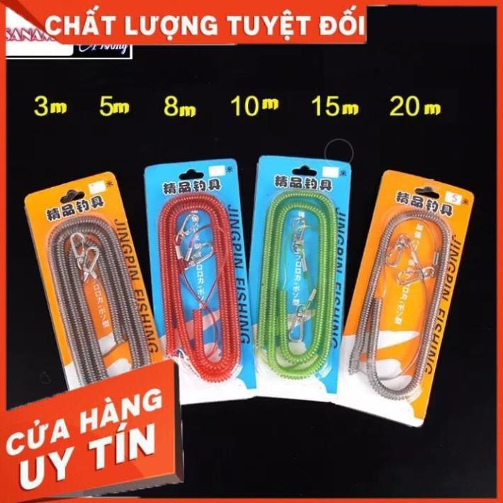 Dây bảo vệ cần câu tay 5m 8m 10m 15m 20m giúp bảo vệ cần không bị kéo đi