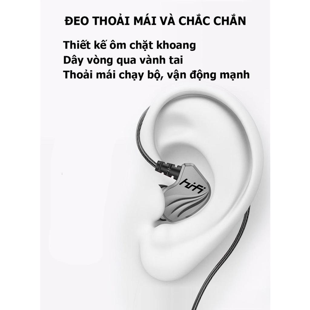 Tai nghe nhét tai có dây gaming super Bass chống ồn hiệu quả, âm thanh khủng có Mic đàm thoại S2000 Pro