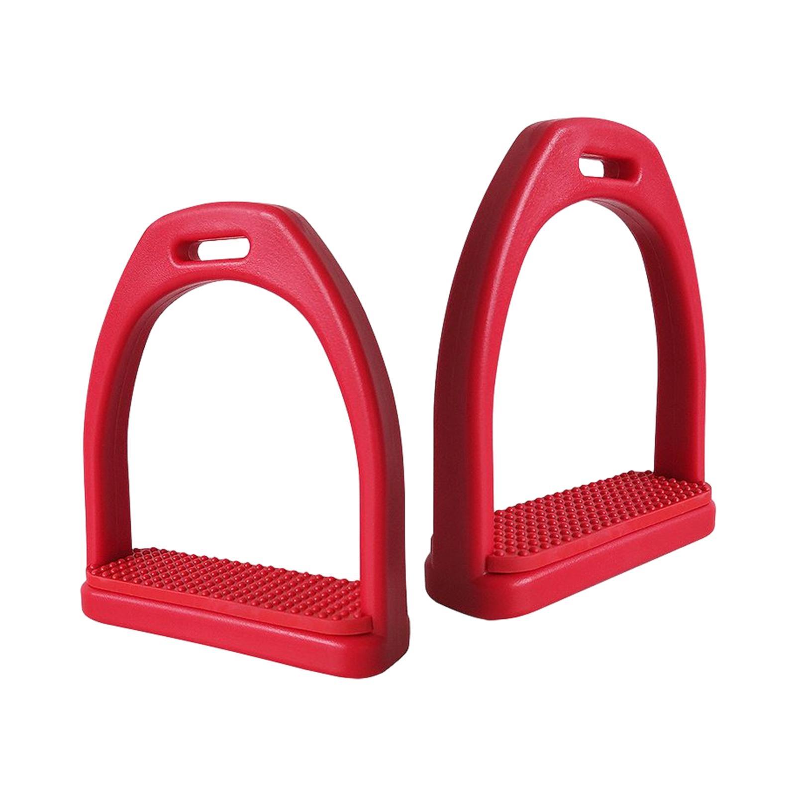 2Pcs Horse Riding Stirrups Non Slip Tool Rubber Pad for Horse Riding Outdoor