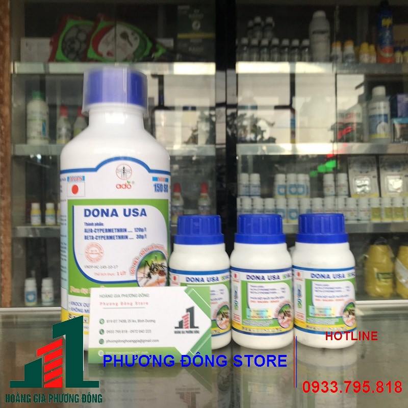 Thuốc diệt muỗi và côn trùng DONA USA 150SC_ chai 100ml