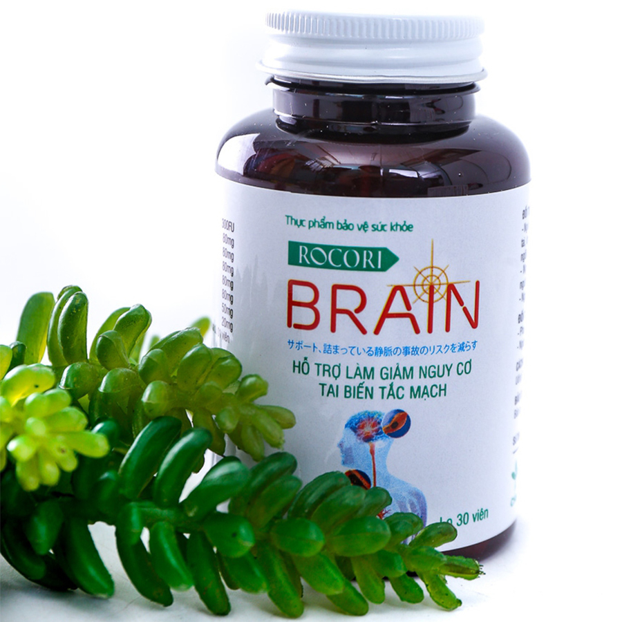 Thực phẩm bảo vệ sức khỏe Viên Rocori Brain (30 Viên / Hộp)