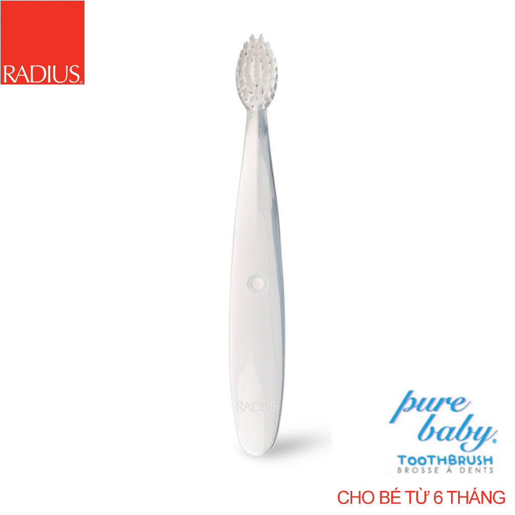 Bàn Chải Siêu Mềm Radius - Pure Baby Toothbrush - Cho Bé Từ 6 Tháng