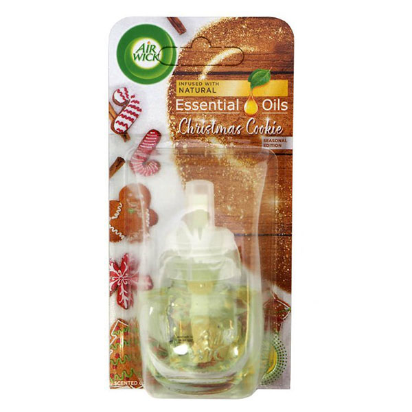 Lọ tinh dầu thiên nhiên Air Wick Christmas Cookie 19ml QT06511 - bánh quế nướng