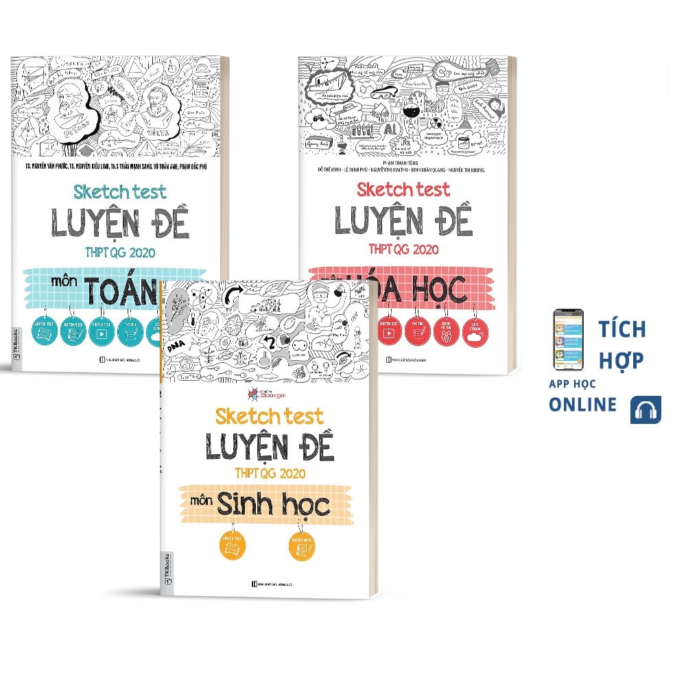 Combo Sketch Test Luyện Đề THPT QG 2020 - Hoc Kèm App Online