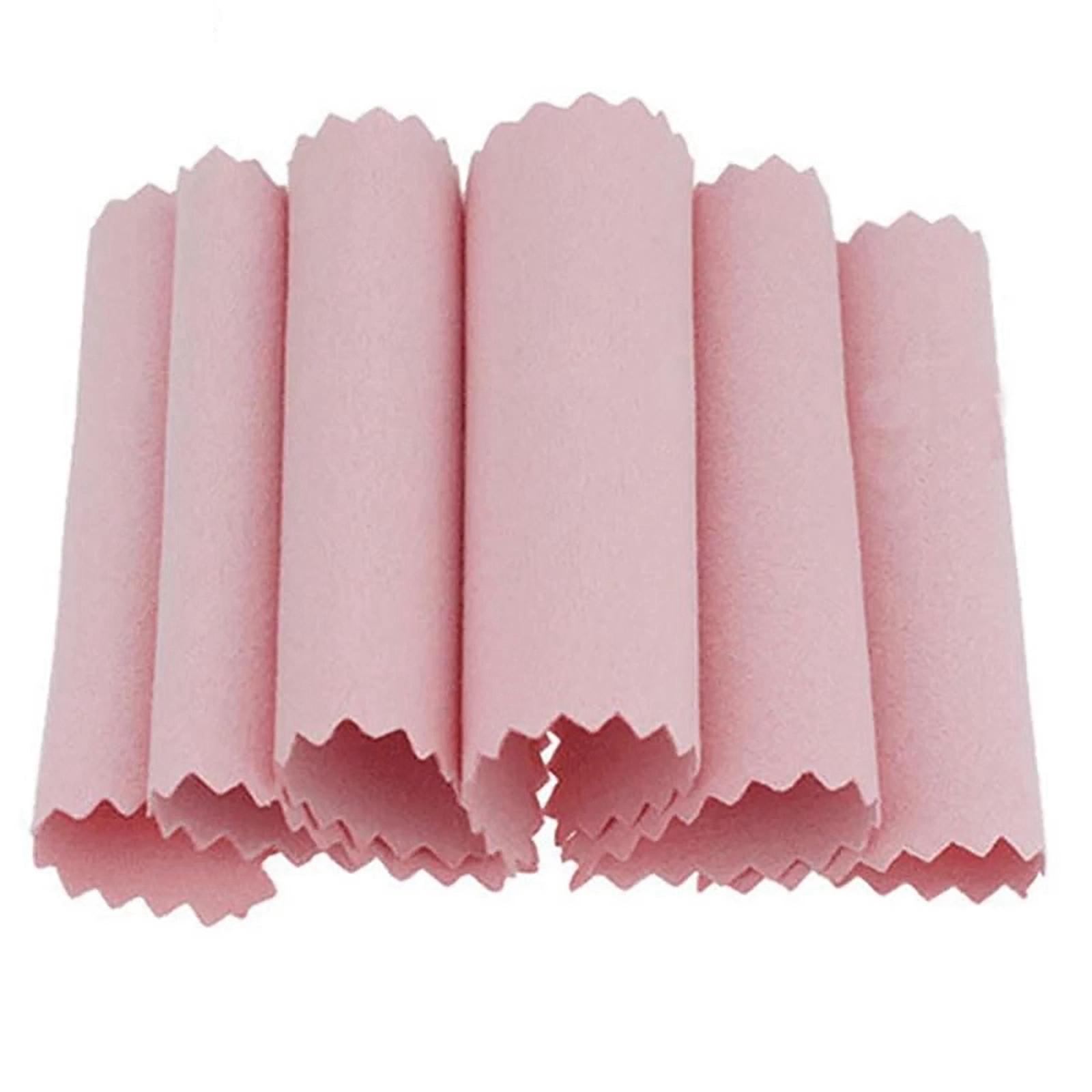 50PCS Jewelry Cleaning Polishing Cloth Fabric for Earrings Watch