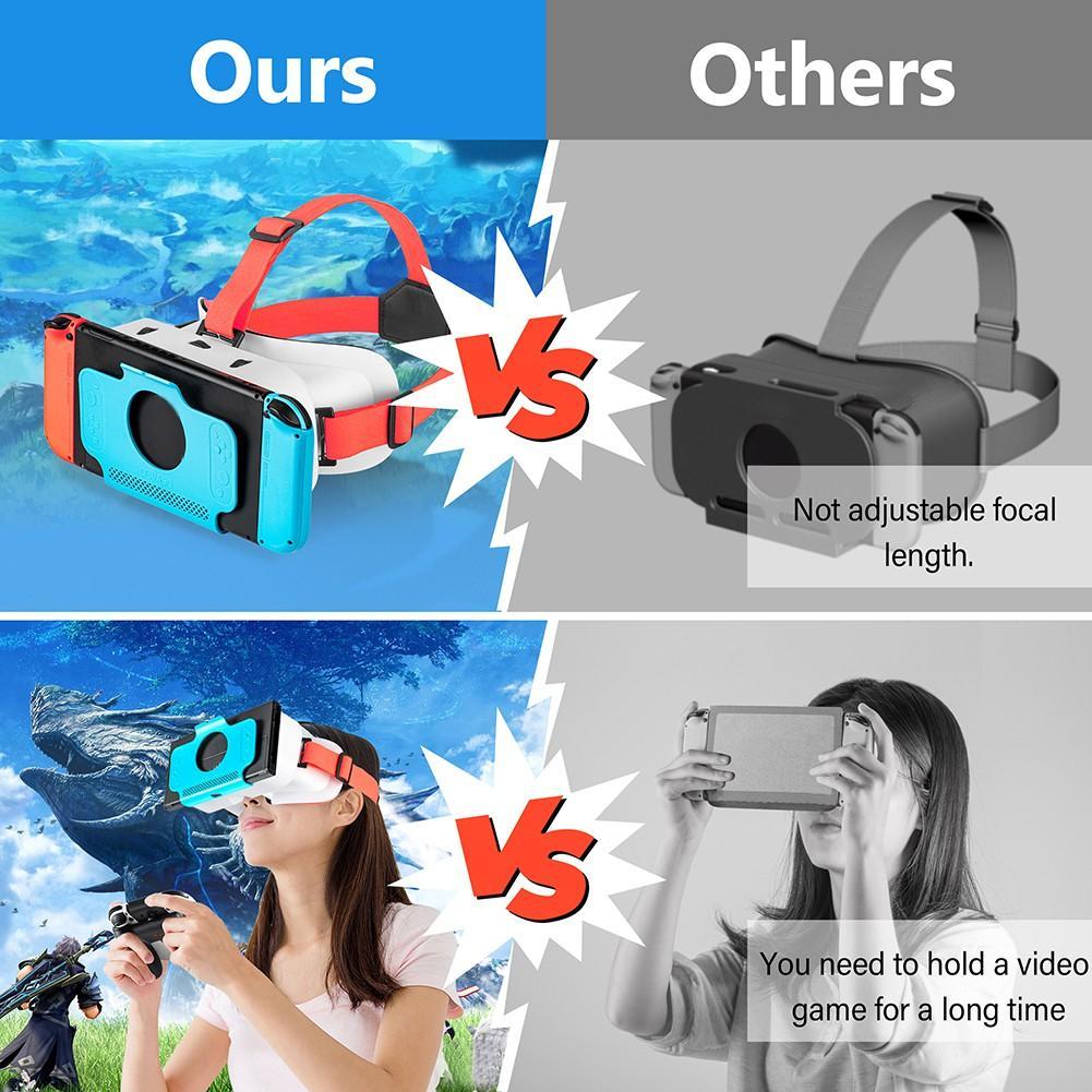 Kính VR chỉnh được 3D rảnh tay cho máy chơi game Nintendo Switch/NS OLED