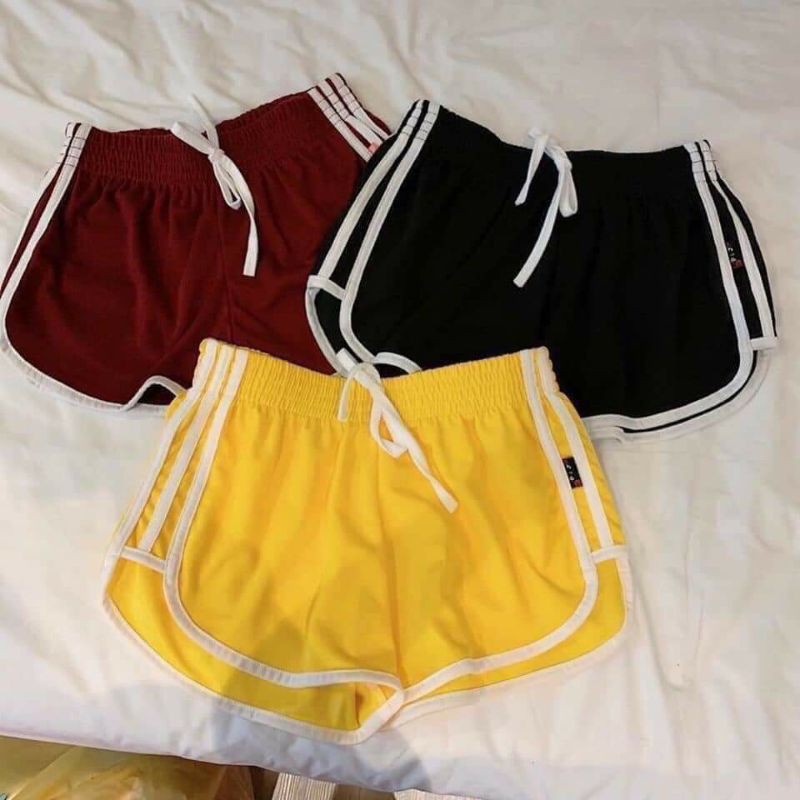 Quần short 3 SỌC chất liệu cotton, mát mẻ siêu đẹp cho các nàng