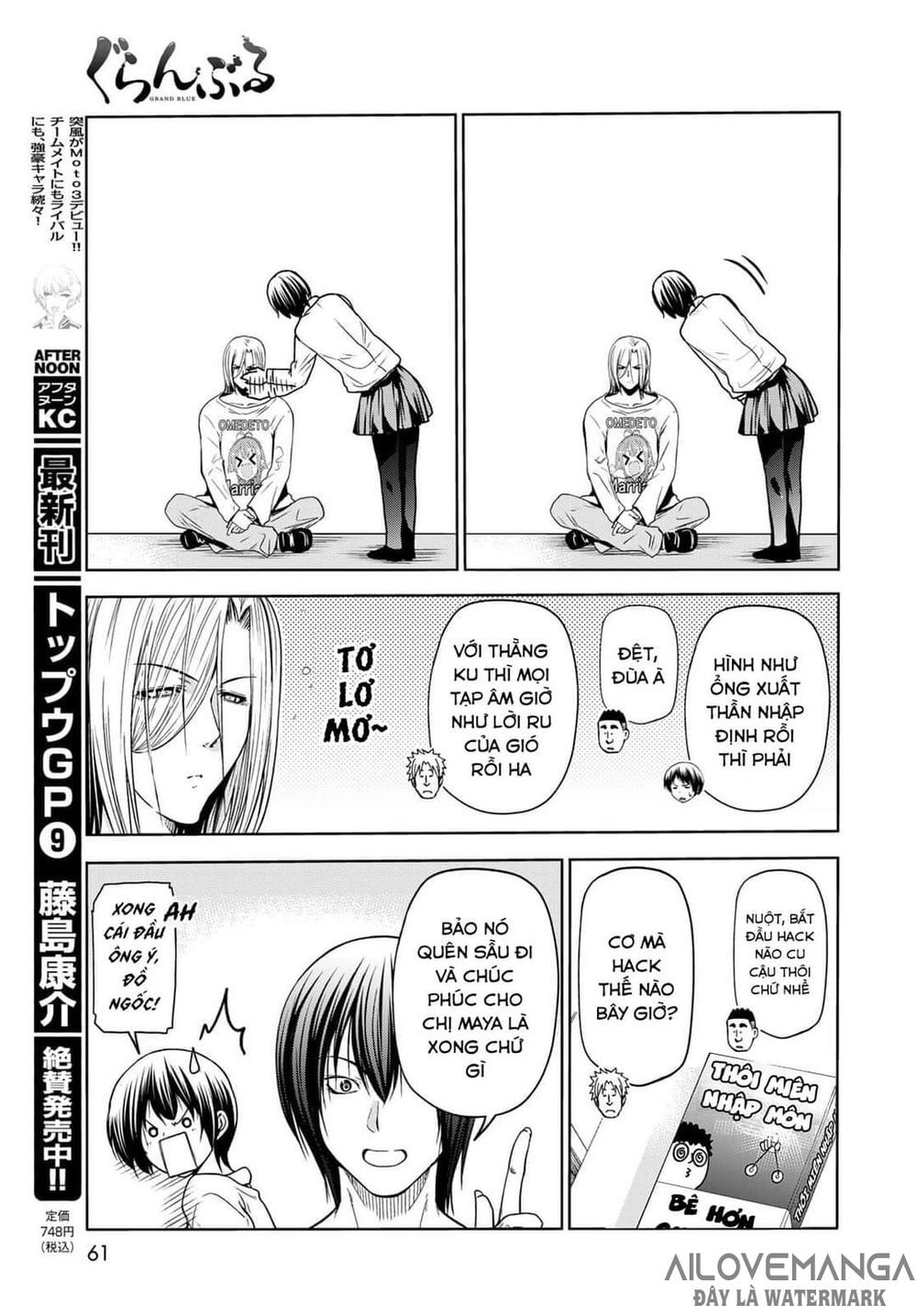 cô gái thích lặn - grand blue chapter 73.2 2