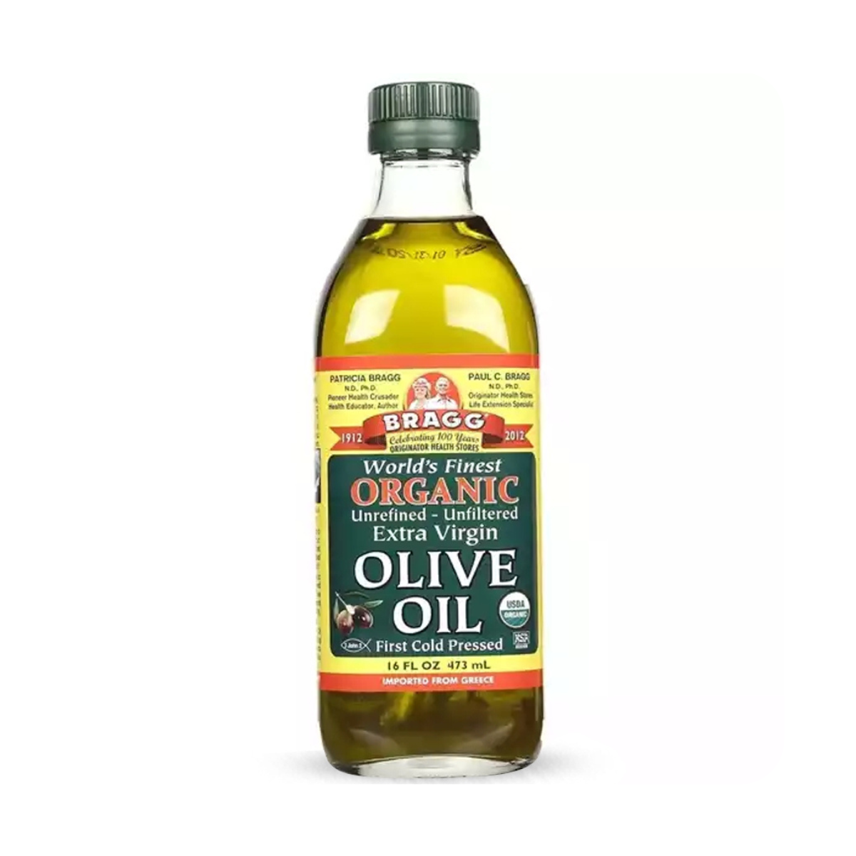 Dầu Olive nguyên chất ép lạnh hữu cơ (Extra Virgin) - Bragg