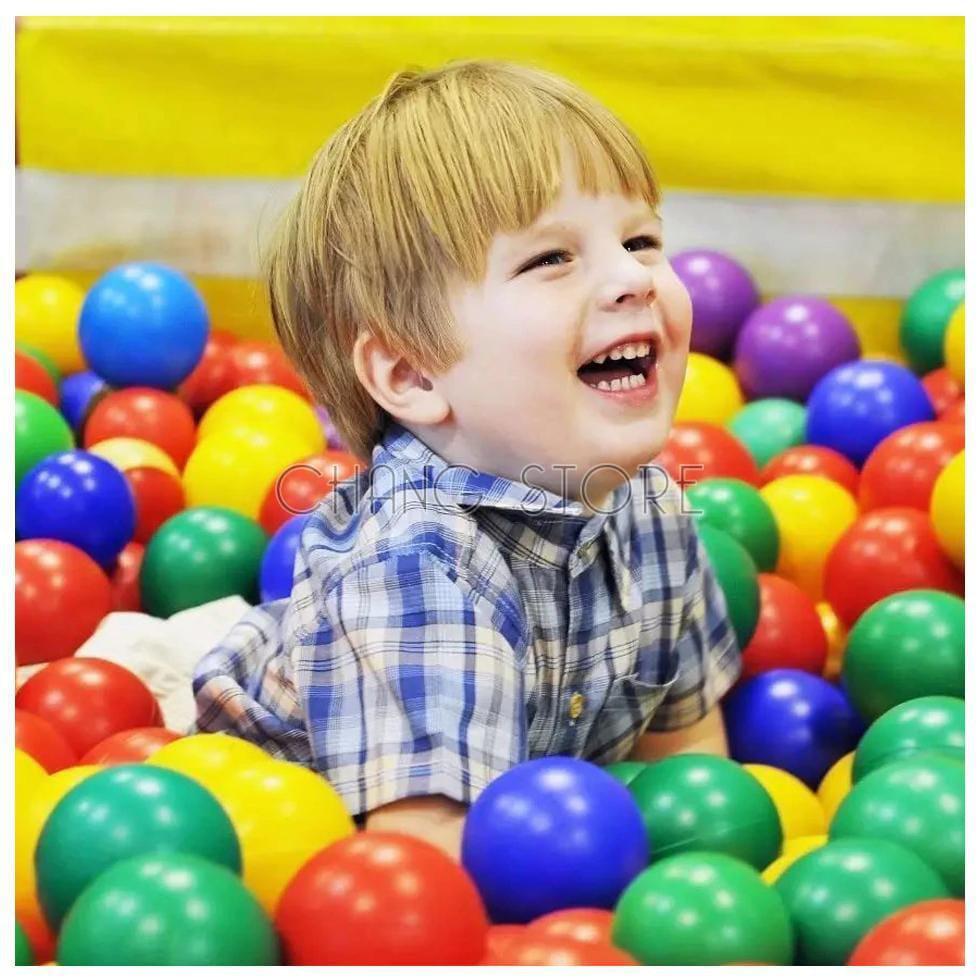 Bịch 100 quả bóng nhựa cho bé, an toàn cho sức khỏe, Giúp bé yêu phát triển khả năng vận động