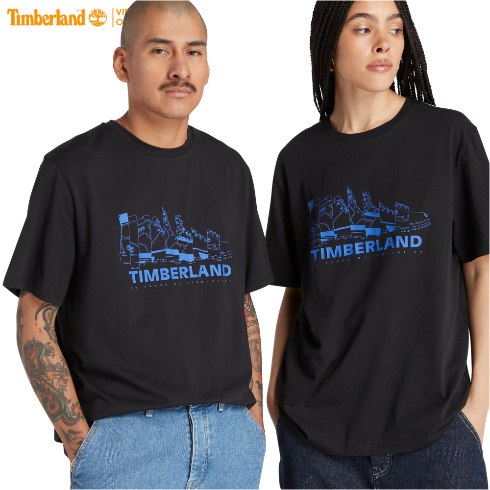 [Original] Timberland Áo Thun All Gender Front Spliced Boots Graphic Tee (Authentic) TB0A27YF01 - L