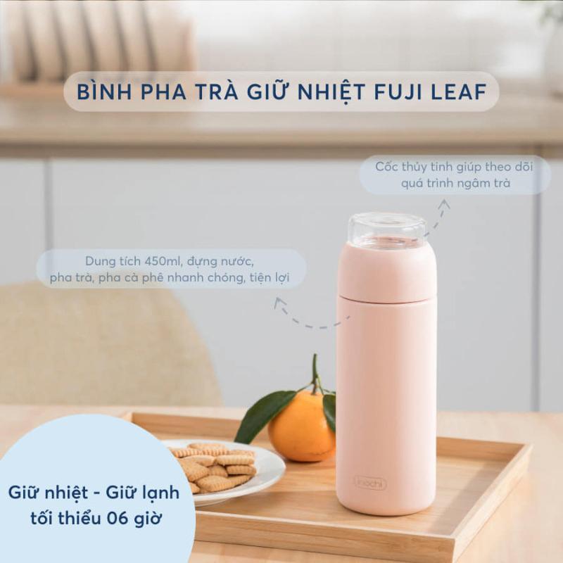 Bình Pha Trà Giữ Nhiệt Fuji Leaf 450 ml/Herb 460 ml - Inochi