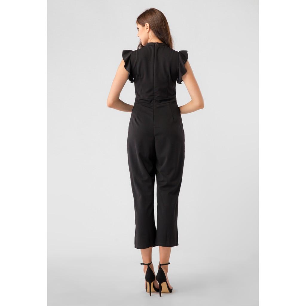Lova Dova - Jumpsuit Dài Tay Bèo Cổ V 18O08C005