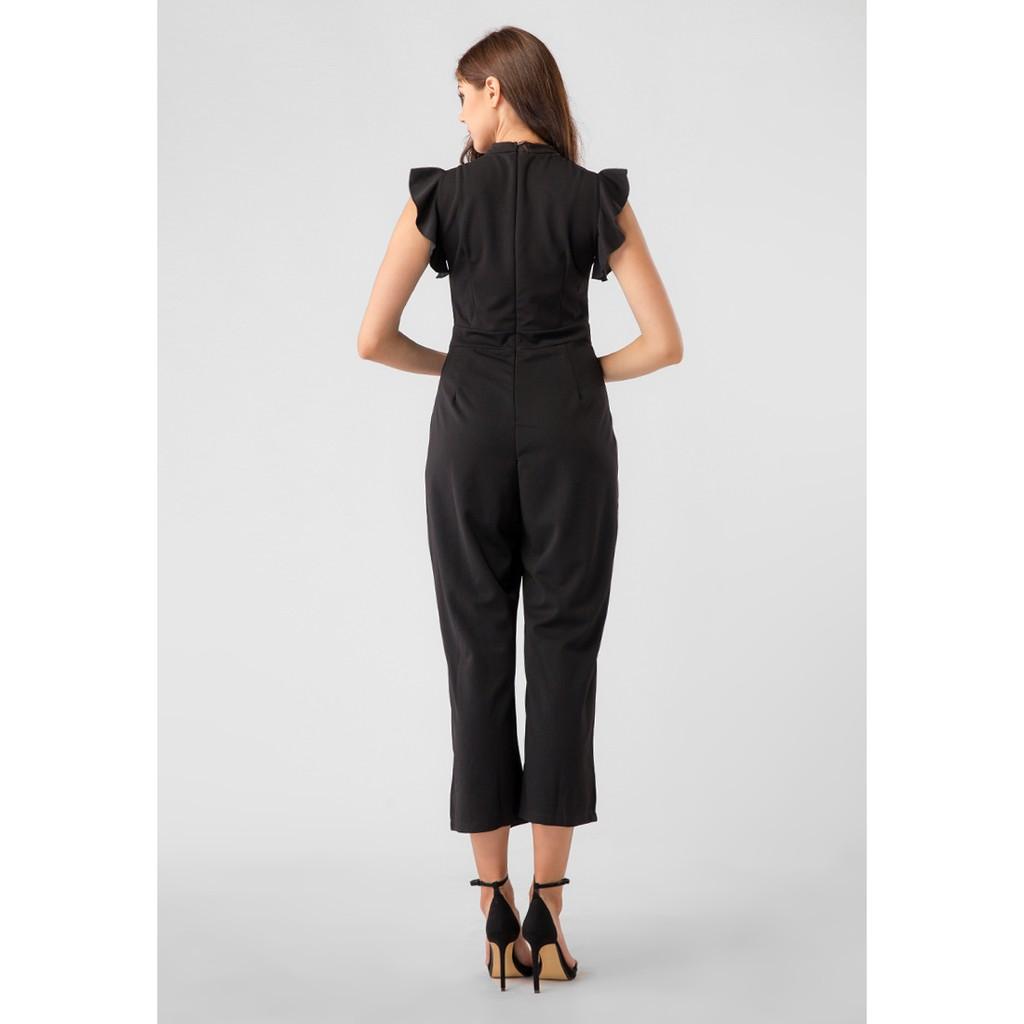 Lova Dova - Jumpsuit Dài Tay Bèo Cổ V 18O08C005