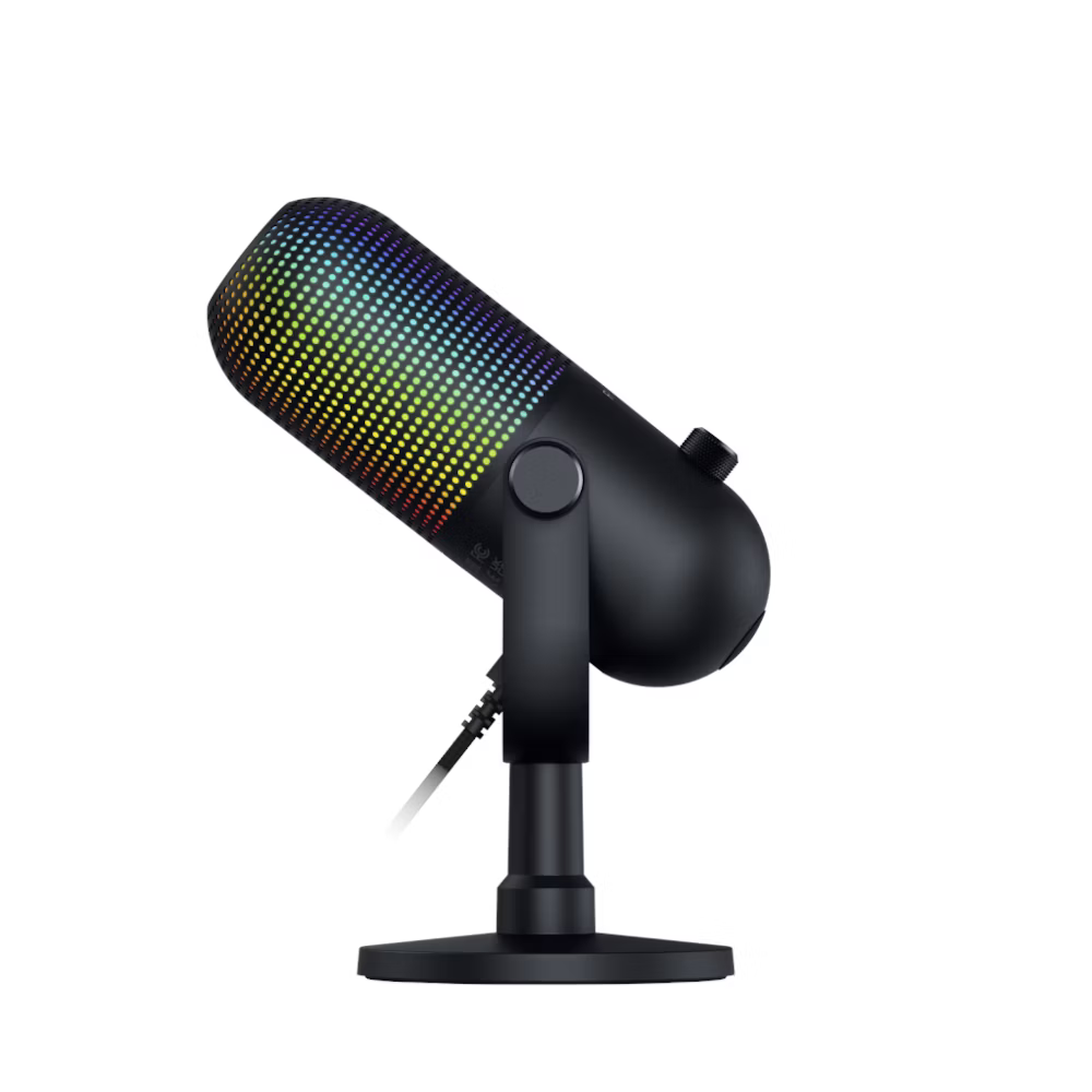 Thiết bị thu âm Razer Seiren V3 Chroma - RGB USB Microphone with Tap-to-Mute_Mới, hàng chính hãng