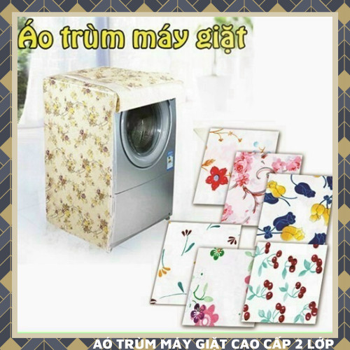 Áo Trùm Máy Giặt Cao Cấp 2 Lớp GIao Ngẫu Nhiên 13kg Trở Xuống