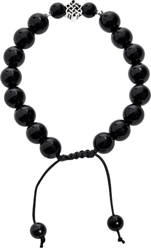 Vòng Tay Đá Obsidian Mix Charm Ngọc Quý Gemstones VT27