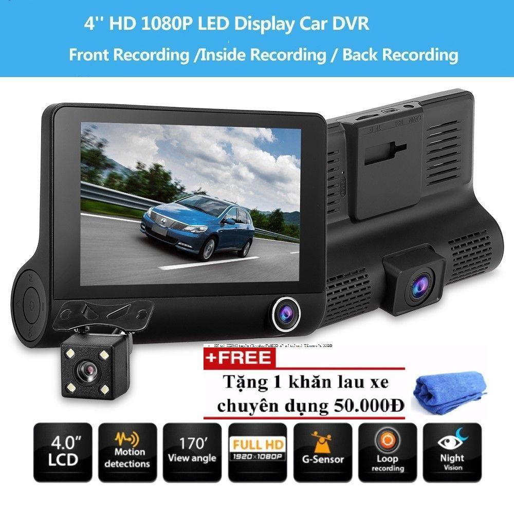 Camera hành trình giá rẻ Full HD 1080 hình ảnh sắc nét,chống nước tiêu chuẩn ĐẲNG CẤP XE HƠI TẶNG KHĂN LAU XE CAO CẤP