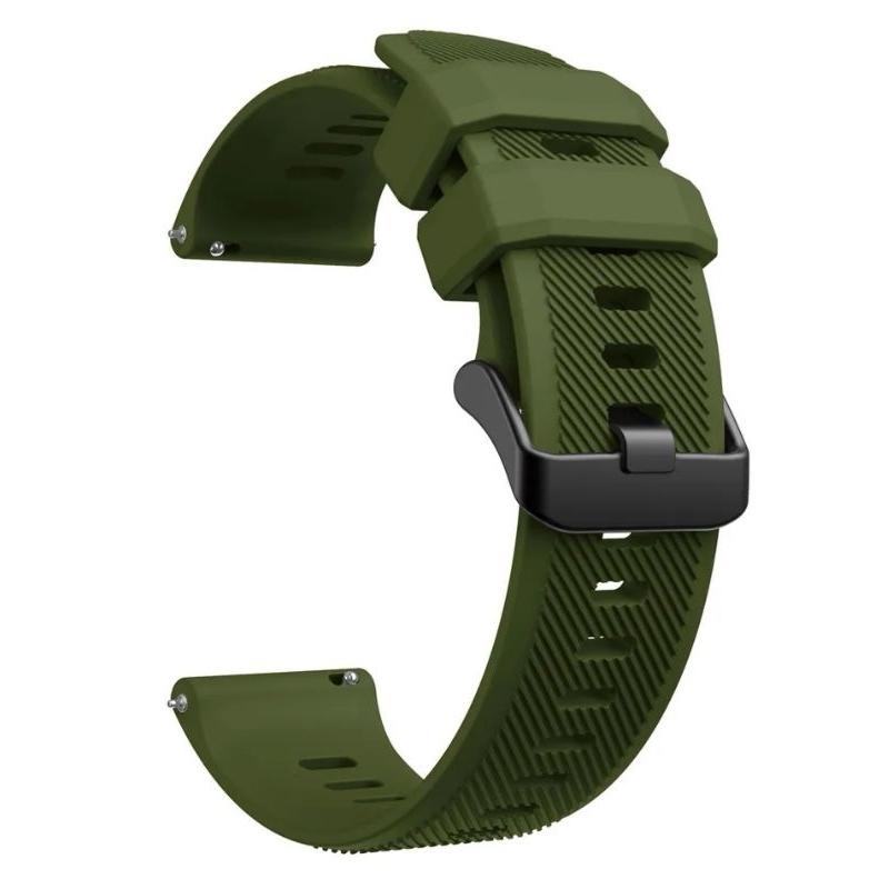 Dây Đeo SILICON khoá đen dành Cho Fossil Gen 5 44mm