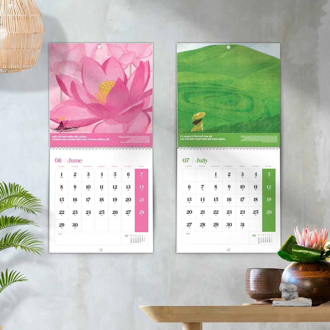 Lịch Treo Tường 2026 - Việt Nam Sắc Màu - SDstationery 2026-SD