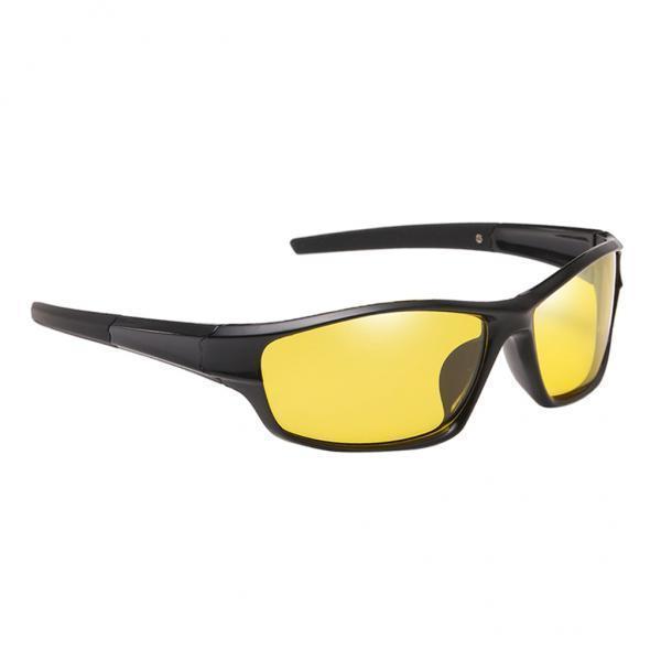 2x Cycling Polarized Goggles Bike Outdoor Sports  Sunglasses Yellow