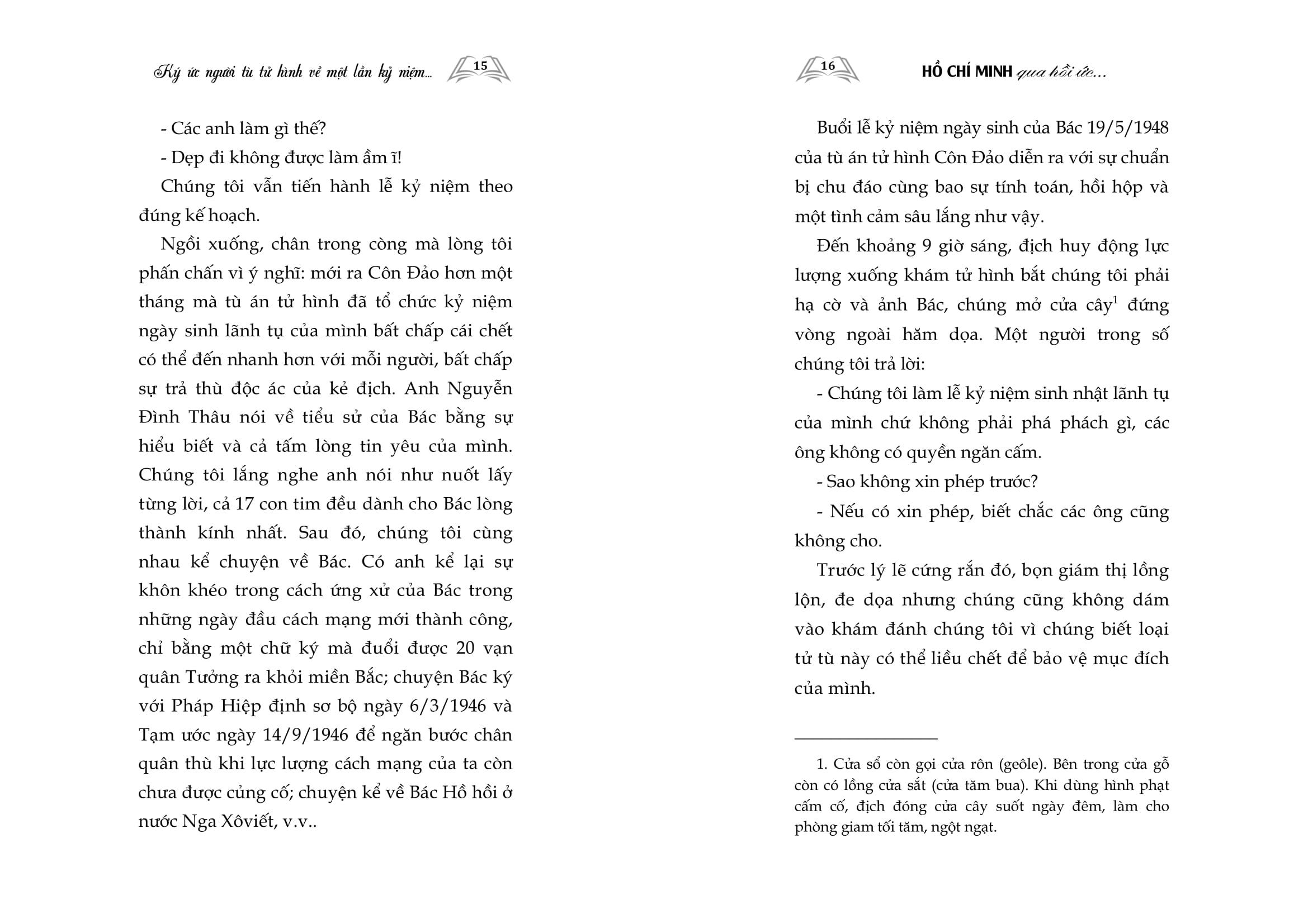 Sách - Hồ Chí Minh Qua Hồi Ức Của Những Cựu Tù Chính Trị Côn Đảo