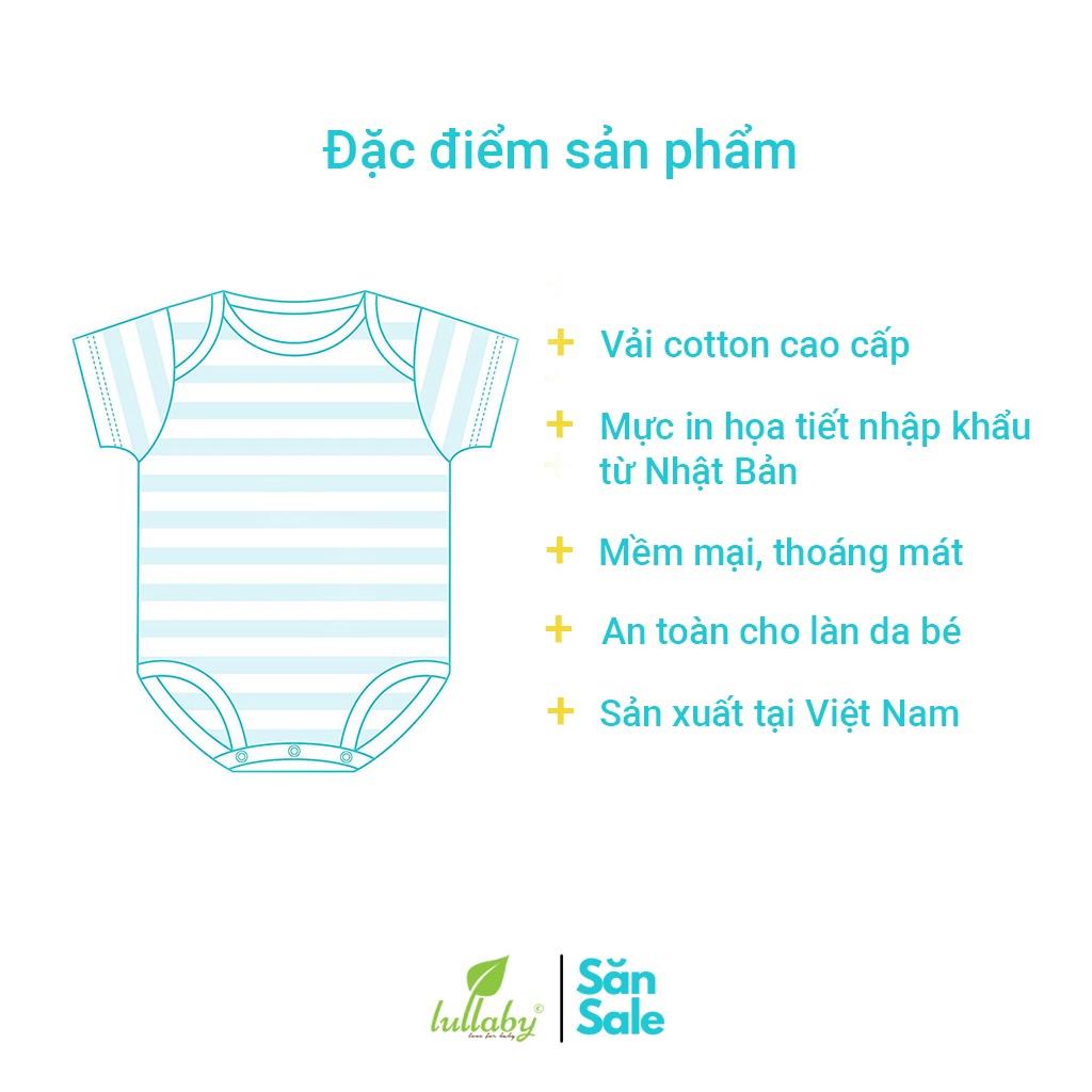 Bộ tay lỡ Lullaby cho bé trai NH78B Xanh Blue