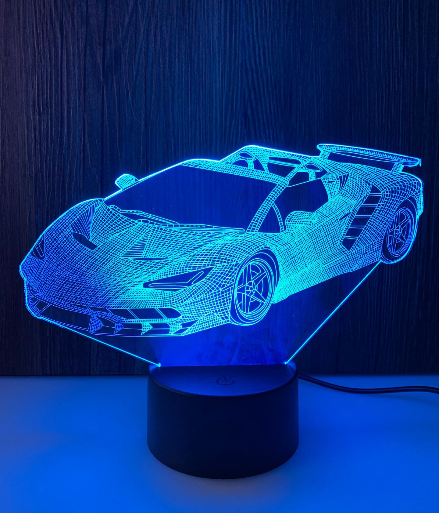 Đèn ngủ 3D - Ô tô công thức 1 có công tắc cảm ứng