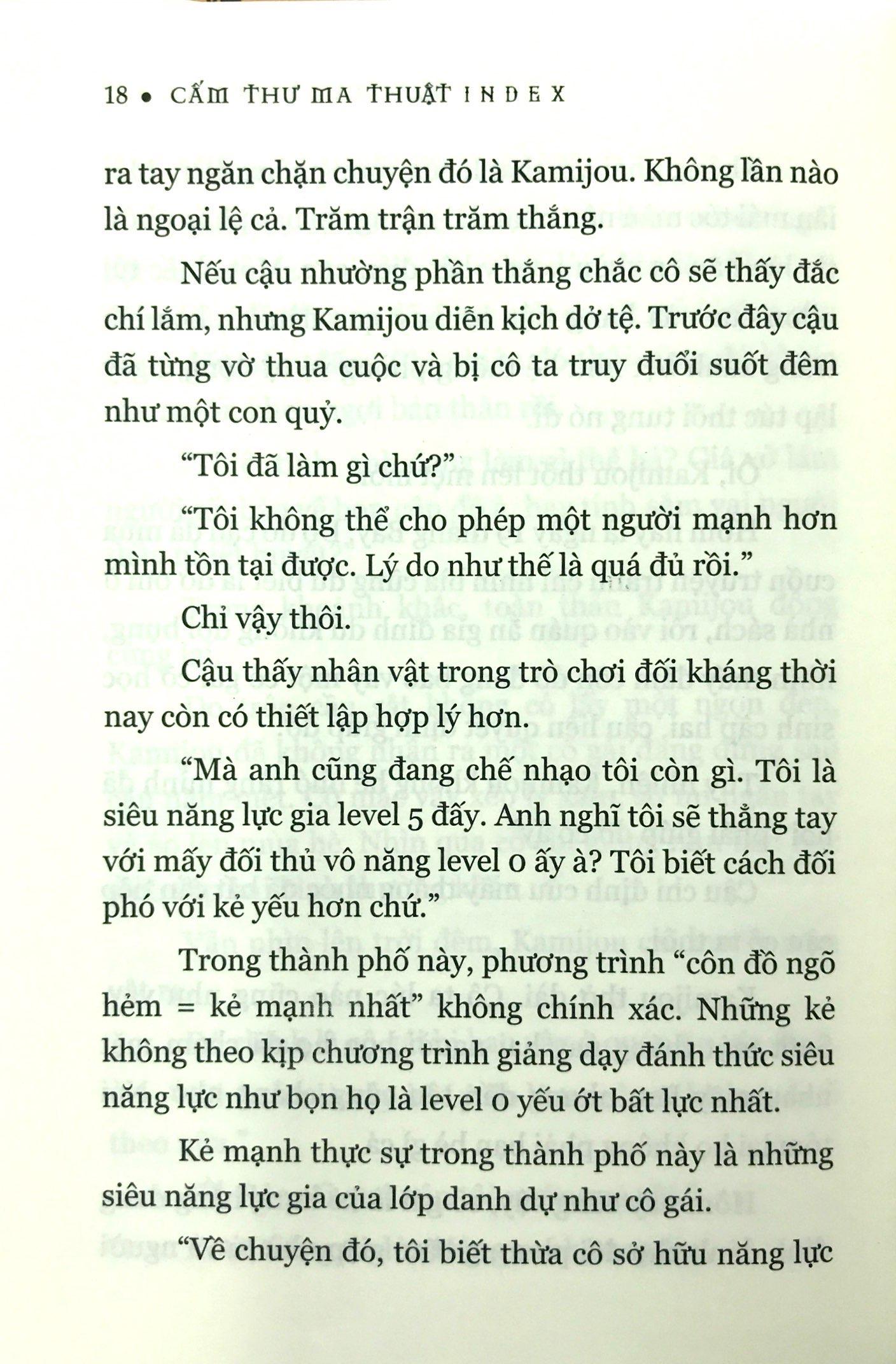 Sách Cấm Thư Ma Thuật Index (Tập 1) - Bản Thông Thường