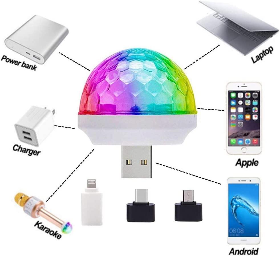 Cái USB Mini Đèn Disco, Đèn DJ Sân khấu, Đèn Magic Ball, Đèn Sân khấu